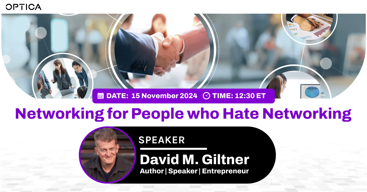 Webinar: Networking for people who hate networking